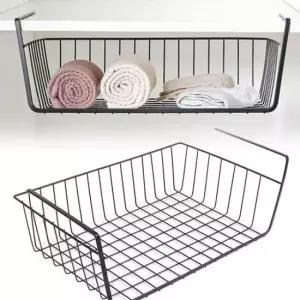 [JED] 책상 주방 거치철망수납함 틈새수납함 옷장 틈새 선반트레이 선반