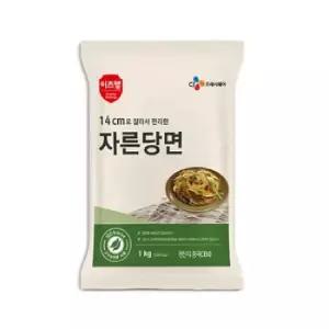 (튼튼)이츠웰 자른당면 14cm 1Kg 10개기계 잡채 잡채면 재료 요리용 조리용 사리 다용도 찌개 사리용 찜닭