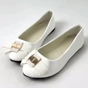 [무료배송] 리본장식 에나멜 플랫슈즈 정장 구두 260mm까지 패션 단화