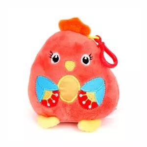 (튼튼)꼬꼬닭 가방고리 인형 빨강 10cm장난감 완구 봉제 동물 장식