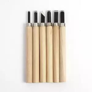 조각기 보급형 목공용 조각도 6종세트 나무 공예 조각칼 조각도 공예용칼