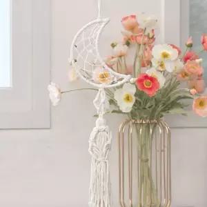 꿈꾸는 천연원석 인테리어모빌 아기방꾸미기 마크라메 장식품 아이 소품