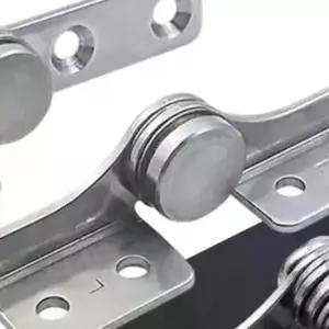 호환  1개 조절 임의 각도 힌지 스톱 304 스테인리스 스틸 댐핑 힌지 프레임 없는 댐핑 샤프트 포지셔닝