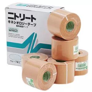 (튼튼)니토리토 키네시올로지 테이프 NK-50 5cm 6개입 1박스스포츠 테이핑 운동 손목 근육 발목