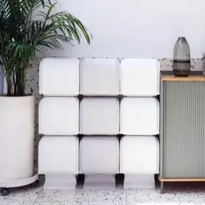 휴지통 원터치 3단 재활용 쓰레기통 오픈 분리 수거함