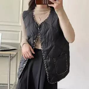 누빔 여성 퀄팅 패딩 조끼 ERK-259