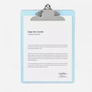 [문구] 오피스잇투명집게클립보드2p세트 A4 결재서류판