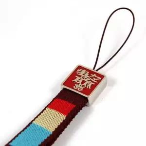 남성용 (카라빈카)색동 핸드폰줄-건강부