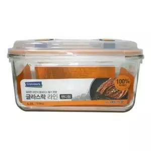 용기 글라스락 라인내열유리 핸디형6L