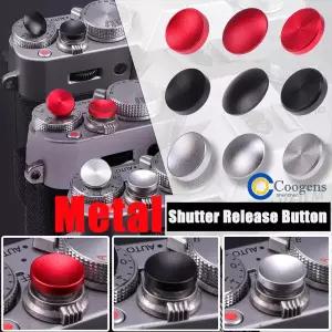 Fuji Fujifilm X100S X100 X100T X10 X20 XE1 Leica Canon Nikon SLR 카메라 용 금속 셔터 릴리즈 버튼 트