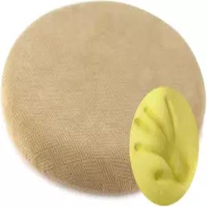 시그마트 메모리 폼 시트 쿠션 미끄럼 방지 부드러운 원형 의자 패드 13인치 카멜