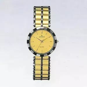 카리타스 고품격 지르코늄 사파이어 남성 선물 명품 예물 고급 원형 금장 메탈 손목 시계 / C45M  