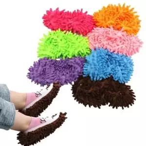 ( )EA 극세사슬리퍼 거실슬리퍼 걸레실내화 발걸레 걸레슬리퍼_24865532