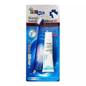 [반려] 칫솔 반려견 강아지 은나노 치약 양치 치석관리 세트