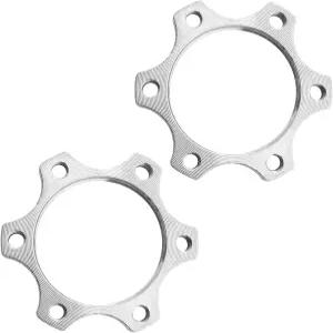 JJHXSM 2pcs 바이크 프리휠 스레드 허브 디스크 44mm 브레이크 로터 6 볼트 플랜지 어댑터 나사 12개 포함