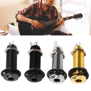 일렉트릭 기타 잭 스트레이트 실린더 스레드 교체 황동 출력 엔드 핀 기타베이스