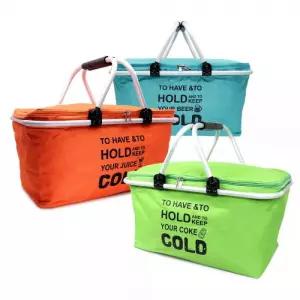 KP 감성 쿨러바구니(32L) 보온보냉가방 피크닉 쿨러백 쿨러가방