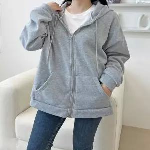 [골드스마일]여성 겨울 기모안감 오버핏 후드집업 점퍼 기모후디
