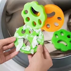 머리카락제거 먼지흡착 실리콘 세탁볼 5개 세탁기 반려견 털제거