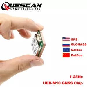 GPS수신기 QUESCAN UBX-M10050-KB M10 GPS GNSS 모듈 플래시 Galileo Beidou GLONASS QZSS SBAS 1-25Hz