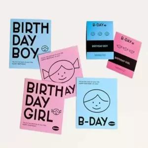 [문구] 카드 세트 B 5개 다꾸 문구 편지 기념일 감사인사