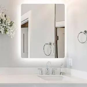 [골드스마일]욕실사각거울 LED 욕실 거울 화장대 인테리어 거울3색