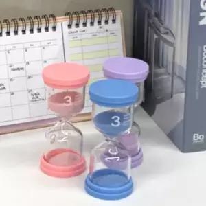 색랜덤1개 3분 미니 모래시계 타이머 반신욕 요리 문