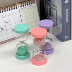 색랜덤1개 1분 미니 모래시계 타이머 반신욕 요리 문