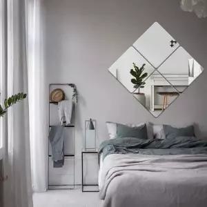 붙이는 아크릴 거울 욕실 부착식 30cm 안전거울 인테리어 시트지 미러아크릴 어린이집 벽거울