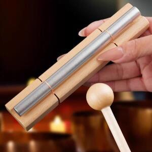 휴대용 합금 에너지 사운드 번들 스틱 치유 전문 요가 명상 차임 휴식 타악기