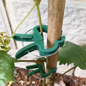 원예 지지대 오이 토마토 식물 고정집게 작물 20개입