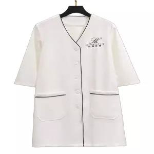 유니폼 반영구 피부과 마사지 피부관리사 가운 뷰티샵