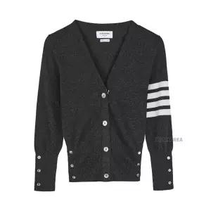 [톰브라운] FW25 여성 캐시미어 4바 가디건 FKC001A 00011 025