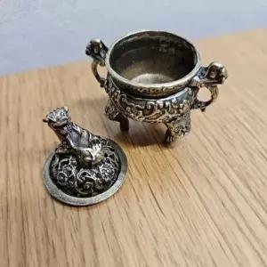 인센스홀더 황동 향로 비휴 미니 피우기 향초 향 받침