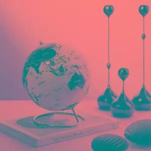 영문 지구본 서재 인테리어 촬영 소품 영어판 꾸미기용