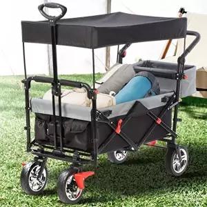 캠핑웨건 접이식오픈형 카트수레 캐리어 손수레구르마-WE61748