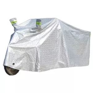 삼륜오토바이 커버 트레일러 성인용 방수 스쿠터 덮개 은색