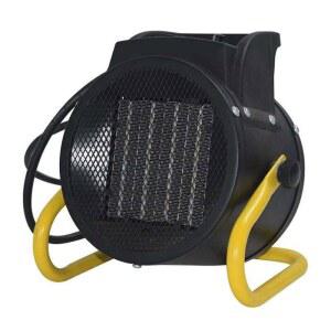 산업용 전기 온풍기 온도 조절 히터 2kW 미니 모델 충전식 난방기기 장비