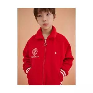 빈폴 키즈 BI5141G016 여아 플리스 칼라 야구점퍼 레드 965594