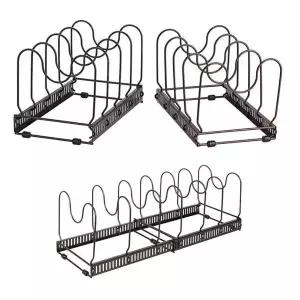 길이 조절 후라이팬 냄비 다용도 주방기구 정리대 랙 식기거치대