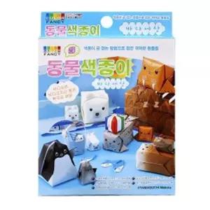 [RIZPICK]색종이 바다 동물 접기 어린이 종이 미술 창작 놀이 학용품