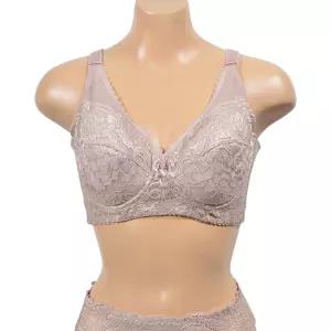 중년여성 풀컵 브라 꽃무늬 D컵 큰컵 속옷 란제리