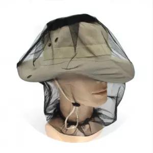 등산객 낚시꾼 필수품 얼굴방충망 해충방지 머리보호망 야외 작업용 모기장