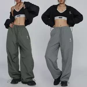 와이드스트링팬츠밴딩 트레이닝바지 롱 투웨이 조거 운동복 주니어