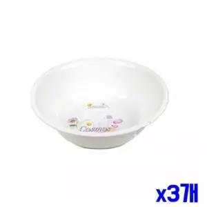 [RIZPICK]WL 화이트 세수대야 중 x3개 욕실대야 세숫대야