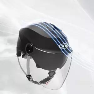 여름 오토바이헬멧 라이트 통기성 스쿠터 레트로 모자 바이크 메시 시원한