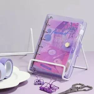 액자받침대 접시 사진 거치대 전시다이 소형 화이트