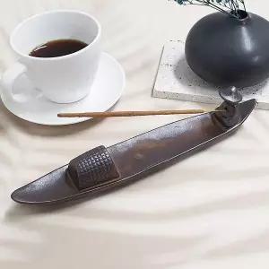 세라믹 인센스홀더 향피우기 향꽂이 트레이 뱃사공