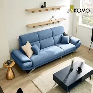 [신세계라이브쇼핑][자코모][장기무이자] 로베 3.5인 기능성 포위브 패브릭 소파+쿠션2개