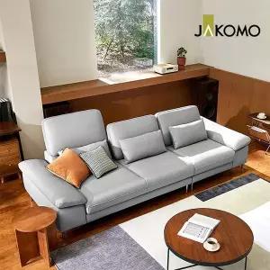 [신세계라이브쇼핑][자코모][장기무이자] 데니아 하이 3.5인 기능성 천연면피 소가죽 소파+쿠션3개